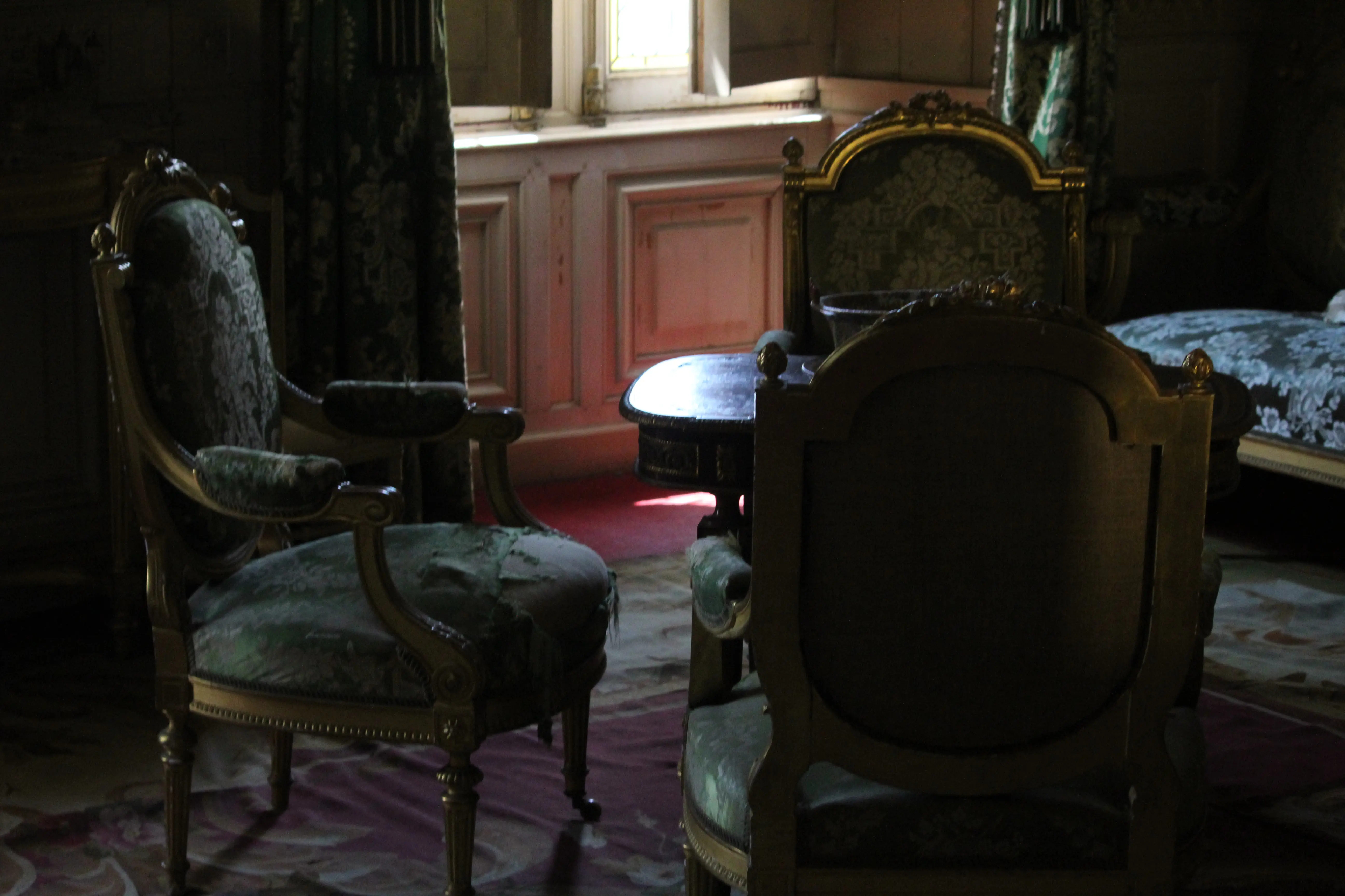 Photo salon d'un chateau